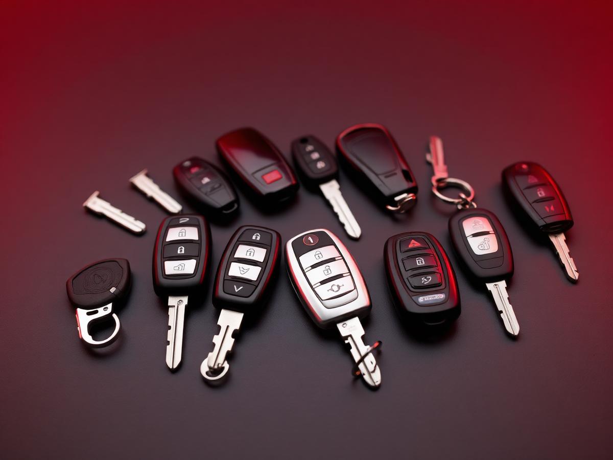 Chaves e controles automotivos